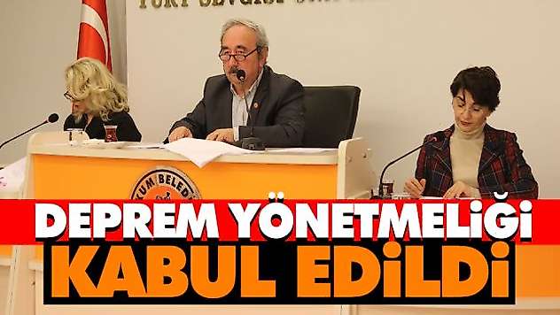 Deprem Yönetmeliği Kabul Edildi 
