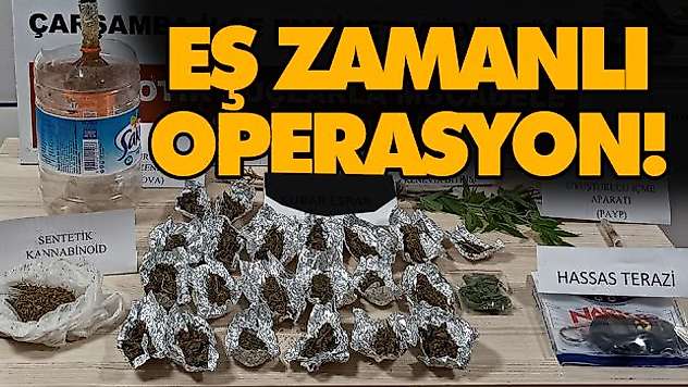 Eş Zamanlı Operasyon! 2 Gözaltı