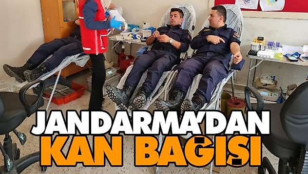 Jandarma'dan Kan Bağışı