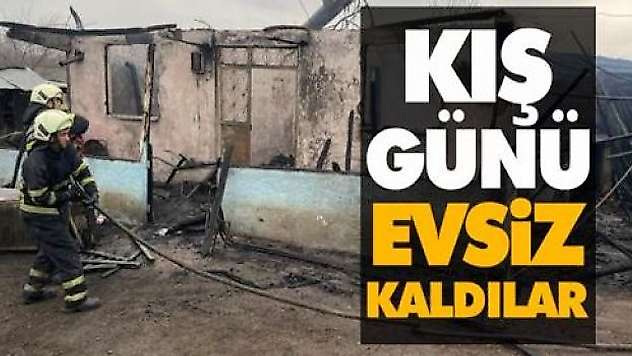 Kış Günü Evsiz Kaldılar