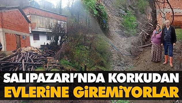 Korkudan Evlerine Giremiyorlar