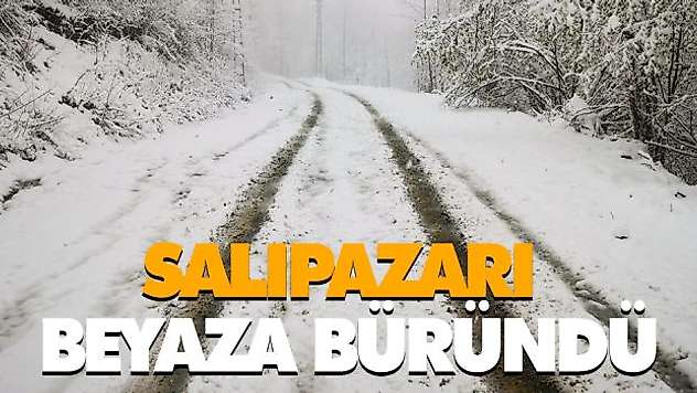 Salıpazarı Beyaza Büründü