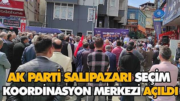 Ak Parti Seçim Koordinasyon Merkezi Açıldı
