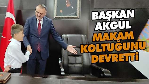 Başkan Akgül Makam Koltuğunu Devretti