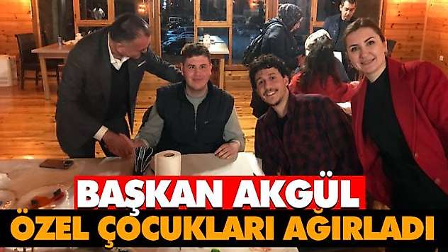 Başkan Akgül Özel Çocukları Ağırladı