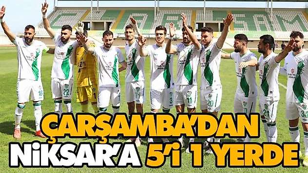Çarşamba'dan Niksar'a 5'i 1 Yerde