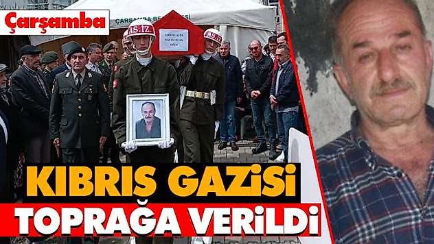 Kıbrıs Gazisi Toprağa Verildi
