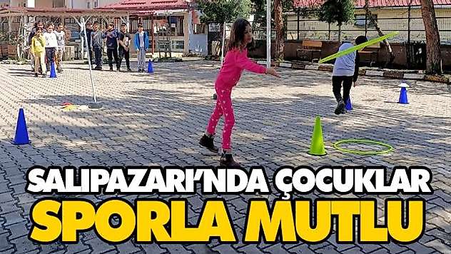 Salıpazarı'nda Çocuklar Sporla Mutlu