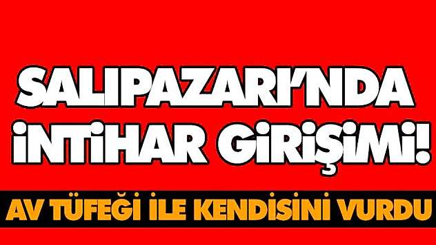 Salıpazarı'nda İntihar Girişimi!