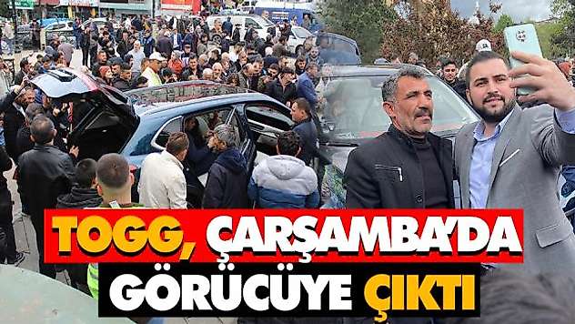 TOGG, Çarşamba'da Görücüye Çıktı