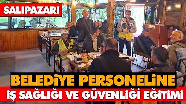Belediye Personeline İş Sağlığı ve Güvenliği Eğitimi