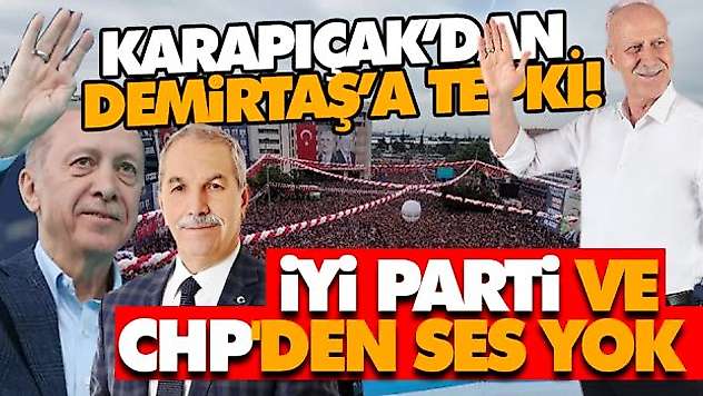 Karapıçak'dan Demirtaş'a Tepki! İyi Parti Ve Chp'den Ses Yok