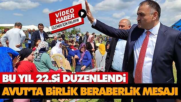 Salıpazarı Avut Geleneksel Hıdırellez Şenlikleri yapıldı.