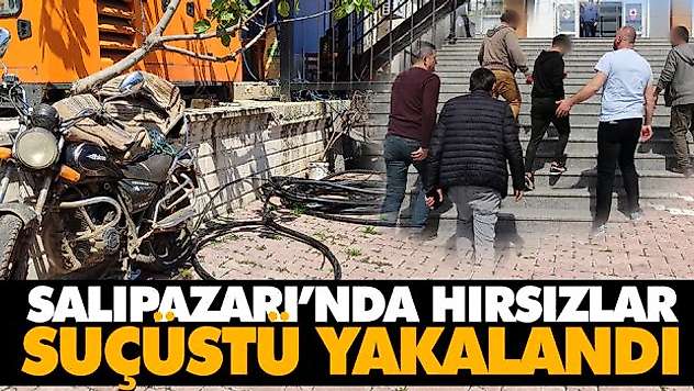 Salıpazarı'nda Hırsızlar Suçüstü Yakalandı
