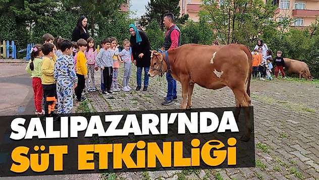 Salıpazarı'nda Süt Etkinliği