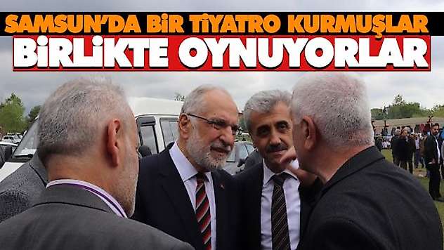 Samsun'da Bir Tiyatro Kurmuşlar Birlikte Oynuyorlar