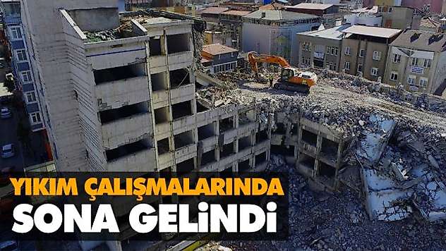 Yıkım Çalışmalarında Sona Gelindi