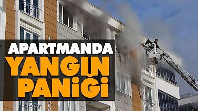 Apartmanda Yangın Paniği