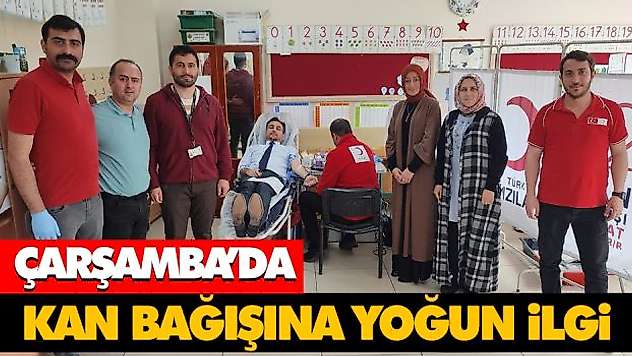 Kan Bağışına Yoğun İlgi