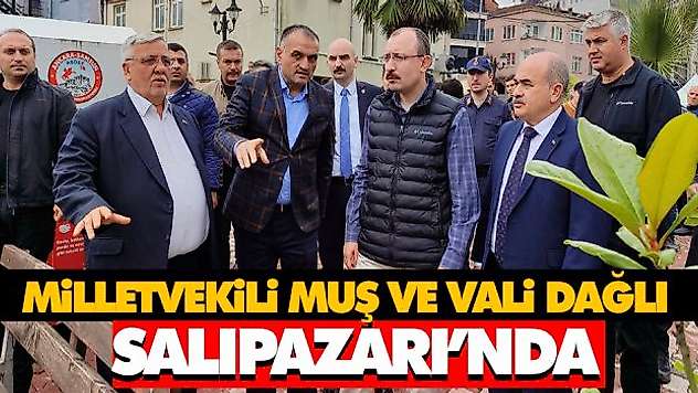 Milletvekili Muş Ve Vali Dağlı Salıpazarı'nda