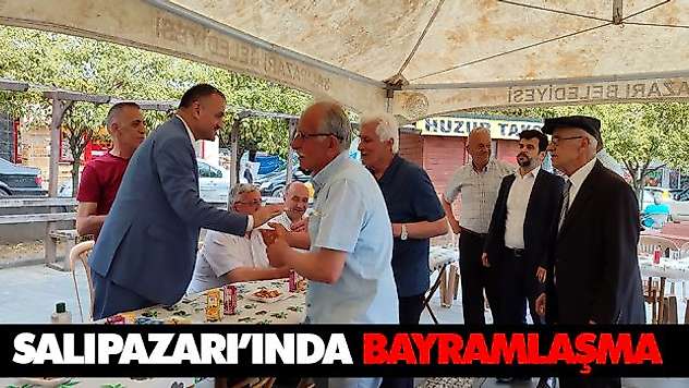 Salıpazarı'ında Bayramlaşma