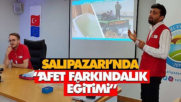 Salıpazarı'nda 'Afet Farkındalık Eğitimi'
