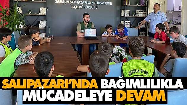 Salıpazarı'nda Bağımlılıkla Mücadeleye Devam