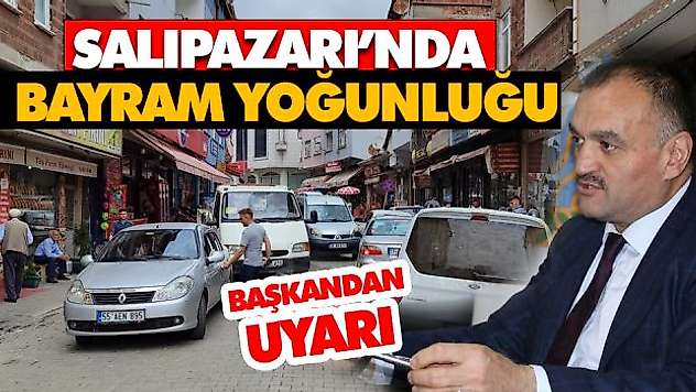 Salıpazarı'nda Bayram Yoğunluğu