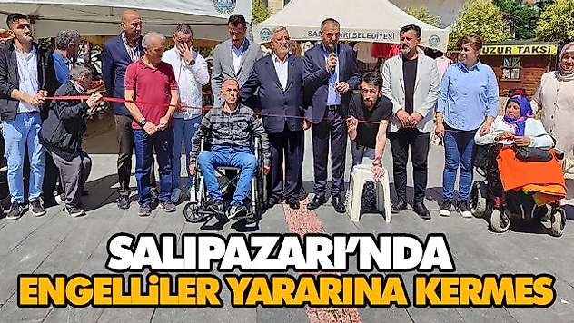 Salıpazarı'nda Engelliler Yararına Kermes