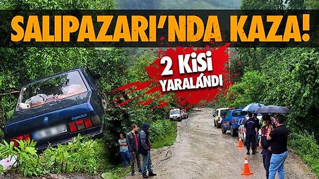 Salıpazarı'nda Kaza! 2 Kişi Yaralandı