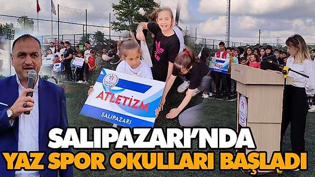 Salıpazarı'nda Yaz Spor Okulları Başladı