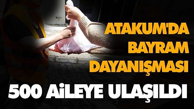 Atakum'da Bayram Dayanışması! 500 Aileye Ulaştı