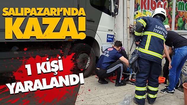 Salıpazarı'nda Kaza! 1 Yaralı