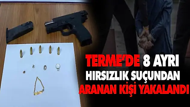 8 Ayrı Hırsızlık Suçundan Aranan Kişi Yakalandı