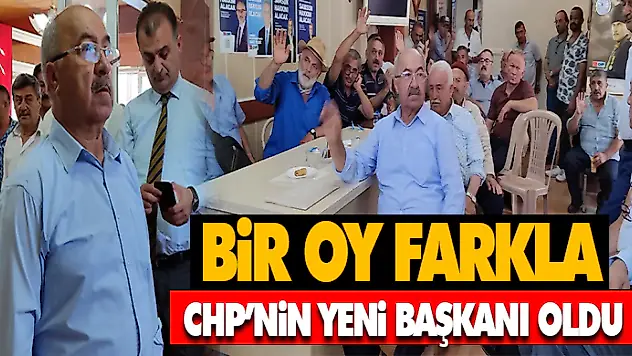 Bir Oy Farkla CHP'nin Yeni Başkanı Oldu