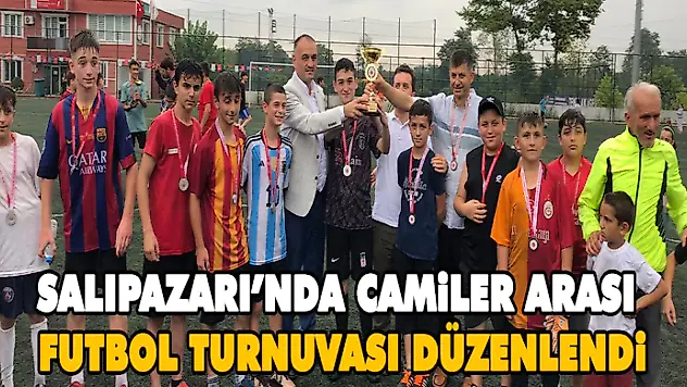 Salıpazarı'nda Camiler Arası Futbol Turnuvası Düzenlendi