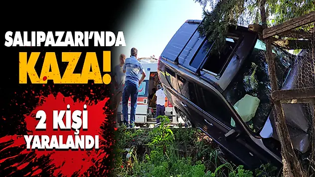 Salıpazarı'nda Kaza!2 Yaralı