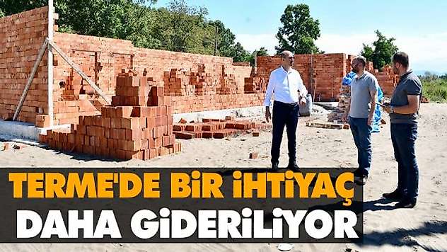 Terme'de Bir İhtiyaç Daha Gideriliyor