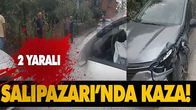 Salıpazarı'nda Kaza! 2 Yaralı