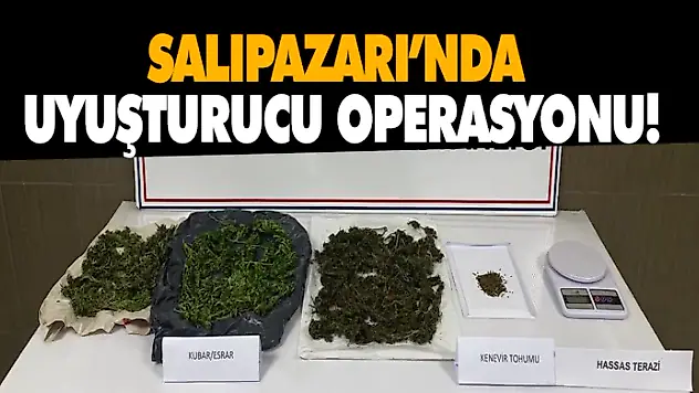 Salıpazarı'nda Uyuşturucu Operasyonu!