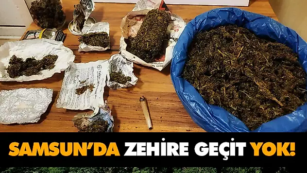 Samsun'da Zehire Geçit Yok!