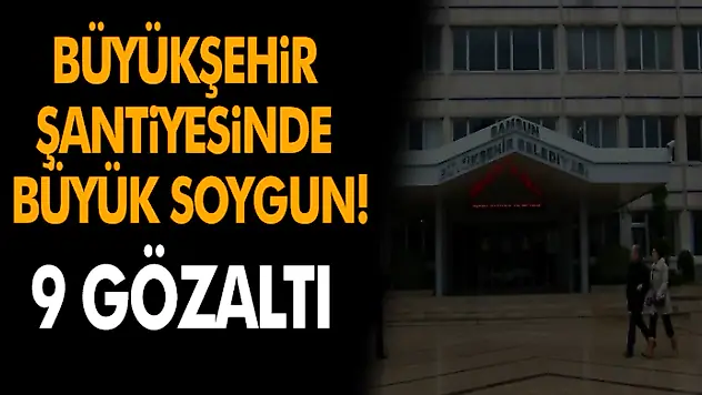 Büyükşehir Şantiyesinde Büyük Soygun!