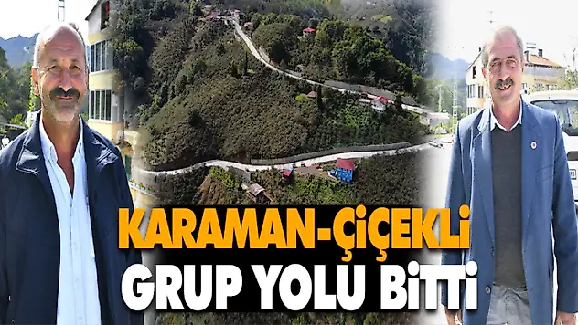 Karaman-Çiçekli Grup Yolu Bitti