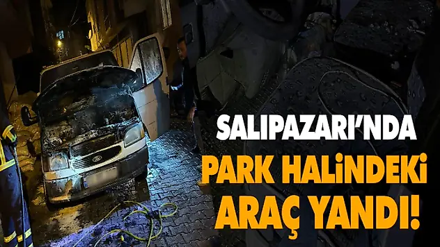 Park Halindeki Araç Yandı!