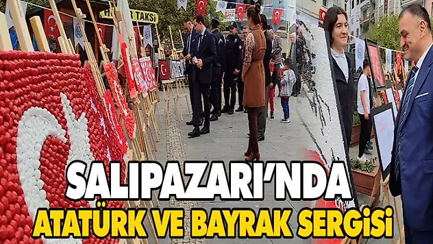 Salıpazarı'nda Atatürk ve Bayrak Sergisi