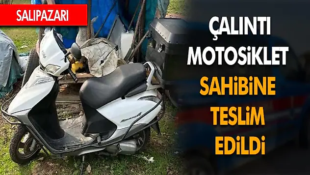 Çalıntı Motosiklet Sahibine Teslim Edildi