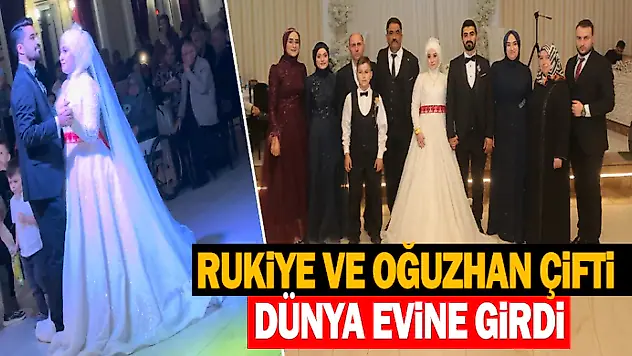 Rukiye Ve Oğuzhan Çifti Dünya Evine Girdi
