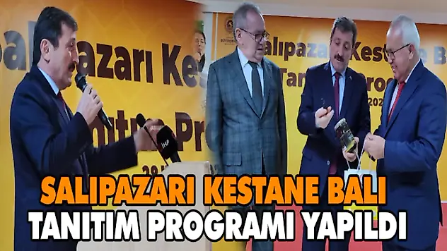 Salıpazarı Kestane Balı Tanıtım Programı düzenlendi.