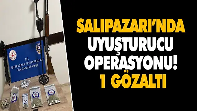 Salıpazarı'nda Uyuşturucu Operasyonu! 1 Gözaltı
