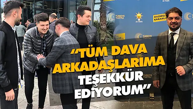 Tüm Dava Arkadaşlarıma Teşekkür Ediyorum